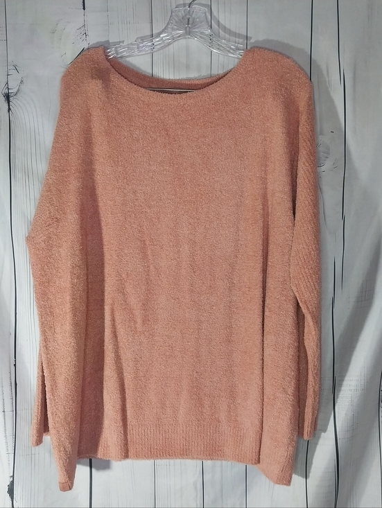 Barefoot Dreams Sweaters - Barefoot Dreams Cozy Chic Ultra Lite Women's Crewneck Pullover Sweater in Peach